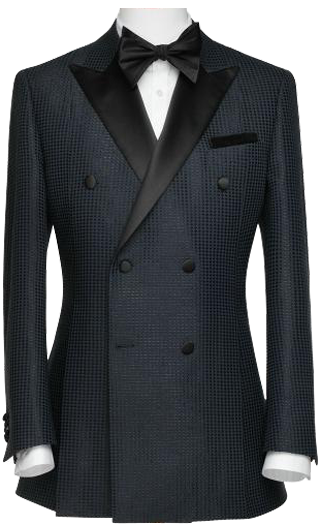 Midnight Blue textured Tuxedo