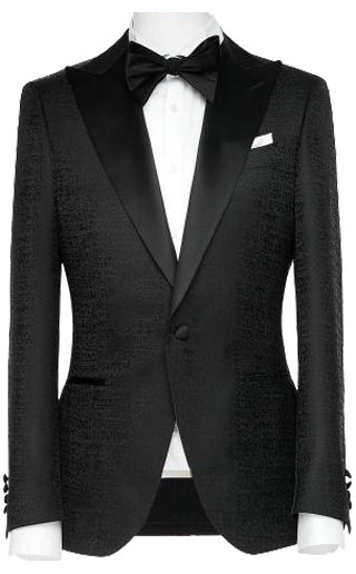 S 120s Wool Peak Tuxedo