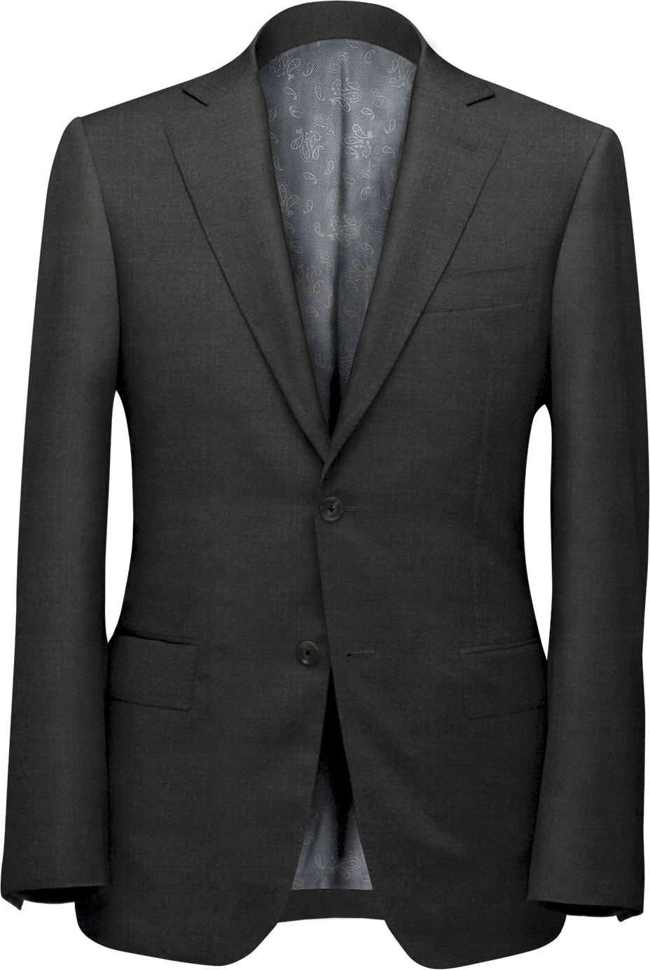 S120s Medium Grey Wool Suit